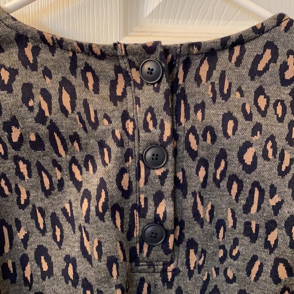 Anthropologie Current Air Structured Leopard Top - Picture 6 of 8
